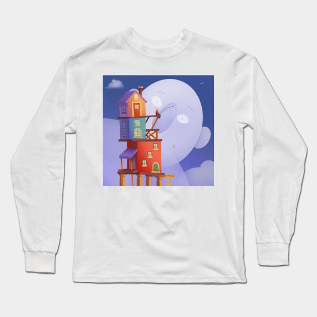 Catch of the Day Long Sleeve T-Shirt by drawboy